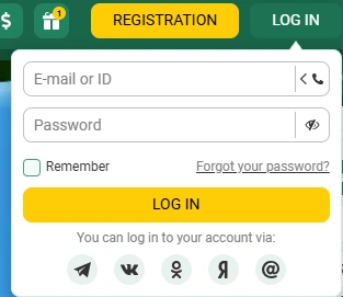 provide your betwinner login details
